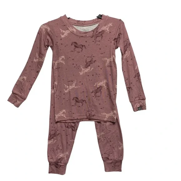 Modern Moments by Gerber Toddler Pajamas 2-Pack Horse Dog 3T NWT - Picture 3 of 8